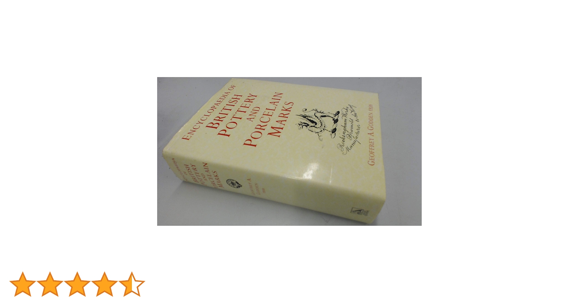 ENCYCLOPAEDIA OF BRITISH POTTERY AND PORCELAIN MARKS